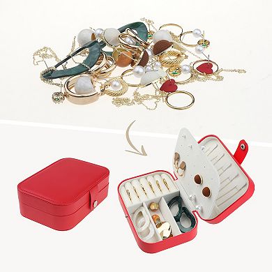 Travel Jewelry Box Small Jewelry Case Storage Display Holder For Women Gifts