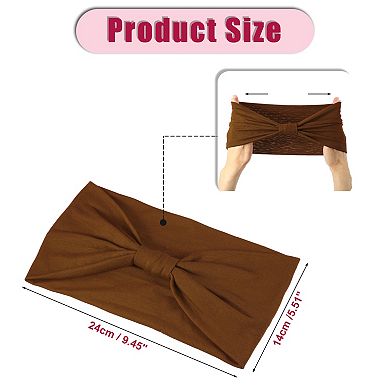 4pcs Wide Headbands Twisted Knot Wide Headbands Non-slip Headbands For Women