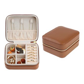 Travel Jewellery Storage Box Small Portable Jewellery Organizer Case Birthday Gifts