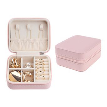 Travel Jewellery Storage Box Small Portable Jewellery Organizer Case Birthday Gifts