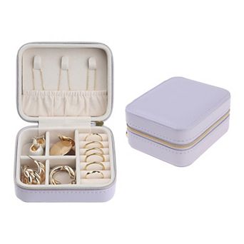 Travel Jewellery Storage Box Small Portable Jewellery Organizer Case Birthday Gifts