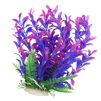 Aqua Landscape Fish Tank Decoration Plastic Plant For Betta 22cm