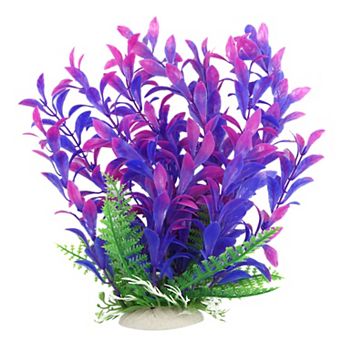 Aqua Landscape Fish Tank Decoration Plastic Plant For Betta 22cm