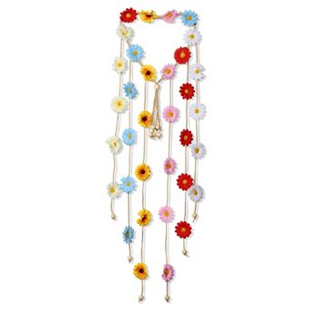 Flower Headband Summer Sunflower Bouquet Headband Bohemian Style For Women