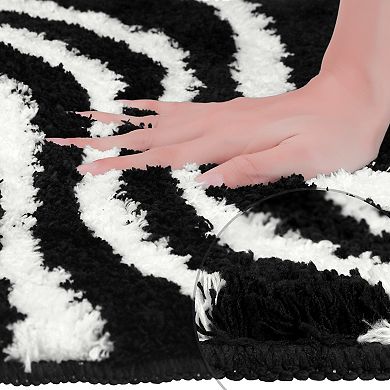 Bathroom Rug Mat, Soft Absorbent Bath Carpet, Non-slip, Shaggy