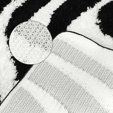 Bathroom Rug Mat, Soft Absorbent Bath Carpet, Non-slip, Shaggy