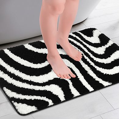 Bathroom Rug Mat, Soft Absorbent Bath Carpet, Non-slip, Shaggy