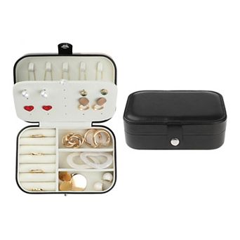 Travel Jewelry Boxs Portable Jewelry Organizer Case Storage Display Holder