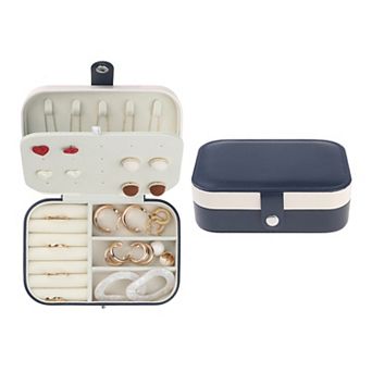 Travel Jewelry Boxs Portable Jewelry Organizer Case Storage Display Holder