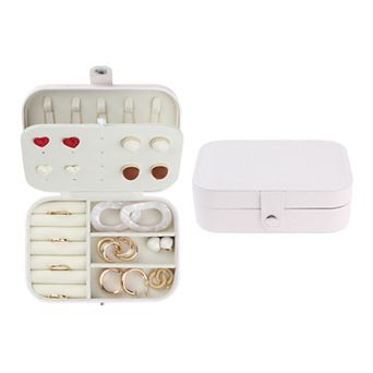 Travel Jewelry Boxs Portable Jewelry Organizer Case Storage Display Holder