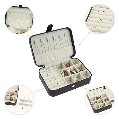 Travel Jewelry Box Small Jewelry Case Storage Display Holder For Women