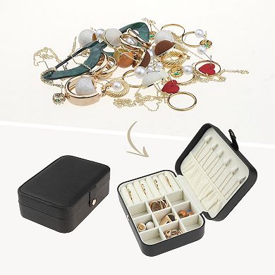 Travel Jewelry Box Small Jewelry Case Storage Display Holder For Women