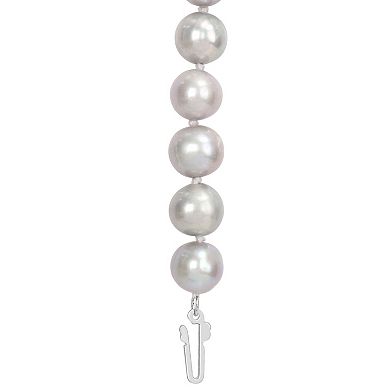 Stella Grace Grey Freshwater Cultured Pearl Necklace, Stretch Bracelet & Stud Earrings 3-piece Set