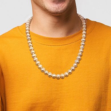 Stella Grace Men's Freshwater Cultured Pearl Necklace