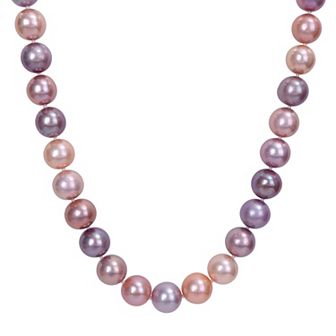 Stella Grace Multi-Color Pink Freshwater Cultured Pearl Necklace