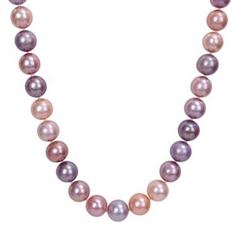 Stella Grace Multi-Color Pink Freshwater Cultured Pearl Necklace