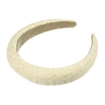 1 pc Fashion Foam Raffia Straw Headband For Women