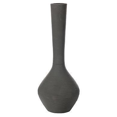 Modern Floor Vase, Trumpet Style Rope Vase, Decorative Lightweight Vase
