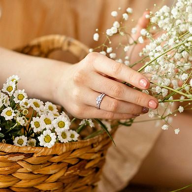 Stella Grace 14k White Gold 3/4 Carat T.W. Diamond Bridal Ring Set