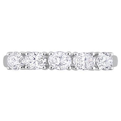 Stella Grace 14k White Gold 1 Carat T.W. Diamond Semi-Eternity Ring