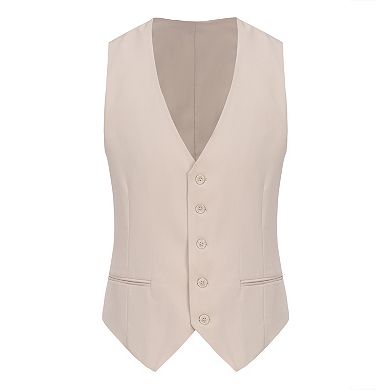 Gino Vitale Men's Skinny Fit 3-piece Suit