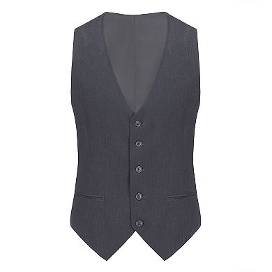 Gino Vitale Men's Skinny Fit 3-piece Suit