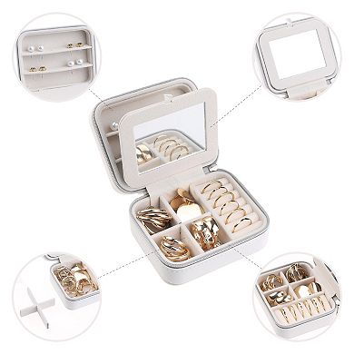 Travel Jewelry Boxs Small Portable Jewelry Organizer Case Storage