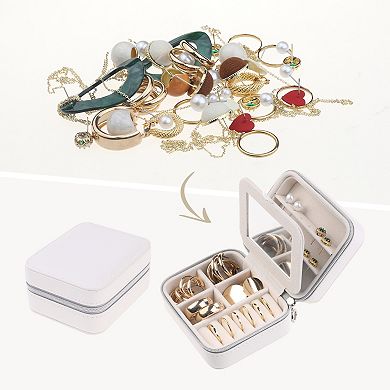 Travel Jewelry Boxs Small Portable Jewelry Organizer Case Storage