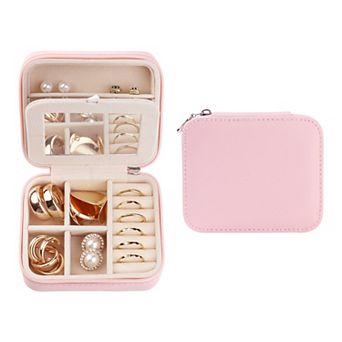 Travel Jewelry Boxs Small Portable Jewelry Organizer Case Storage