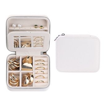 Travel Jewelry Boxs Small Portable Jewelry Organizer Case Storage