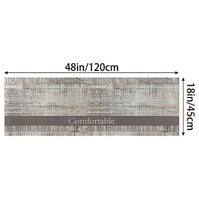 1pc Kitchen Mat Waterproof Anti Slip Kitchen Rug Comfort Standing Mats 18" X 48"
