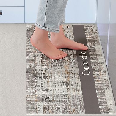 1pc Kitchen Mat Waterproof Anti Slip Kitchen Rug Comfort Standing Mats 18" X 48"