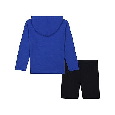 Boys 4-7 Under Armour UA Mesh Hooded Tee & Shorts Set