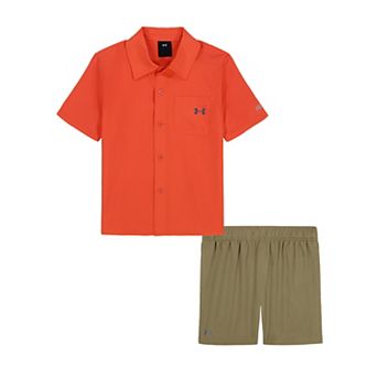 Boys 4-7 Under Armour UA Tech Wordmark Short Sleeve Shirt & Shorts Set
