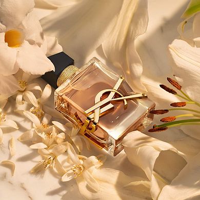 Libre Flowers & Flames Eau de Parfum Spray with Coco- Palm Tree Flower & Lily Flower