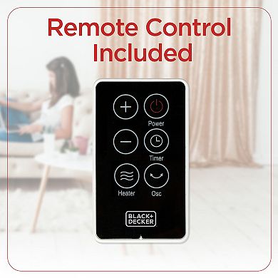 BLACK+DECKER™ Ceramic Space Heater with Adjustable Thermostat