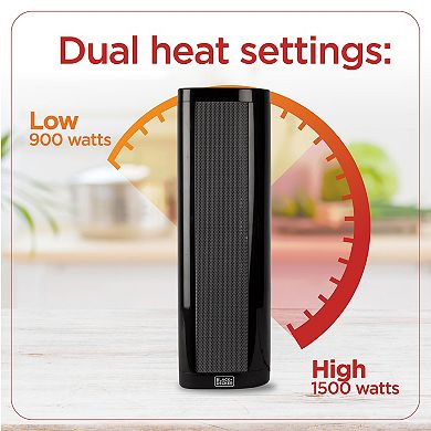 BLACK+DECKER™ Ceramic Space Heater with Adjustable Thermostat