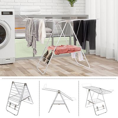 brown bridesmaid dresses Wall Mounted Clothes Drying Rack - Heavy Duty (Made in Usa)