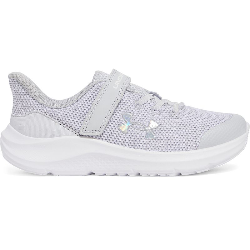 Under Armour Pre-School Pursuit 4 AC Kids' Running Shoes, Girl's, Size: 13, Gray Iridescent