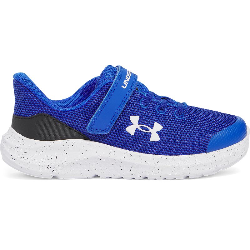 Under Armour Pre-School Pursuit 4 AC Kids' Running Shoes, Boy's, Size: 3, Multi Royal Black