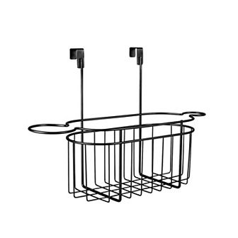 Bath Bliss Over the Cabinet Hair Tool Organizer - Matte Black