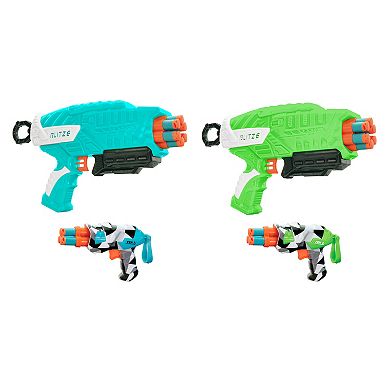 Buzz Bee Toys Air Warriors Blitz Fire Dart Blasters Set