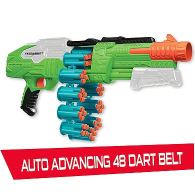 Buzz Bee Toys Air Warriors Tetrashot Dart Blaster Set