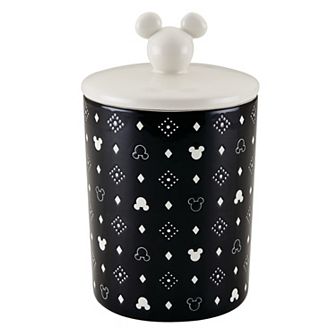 Disney Home Disney's Mickey Mouse Monochrome Large Ceramic Canister with Lid