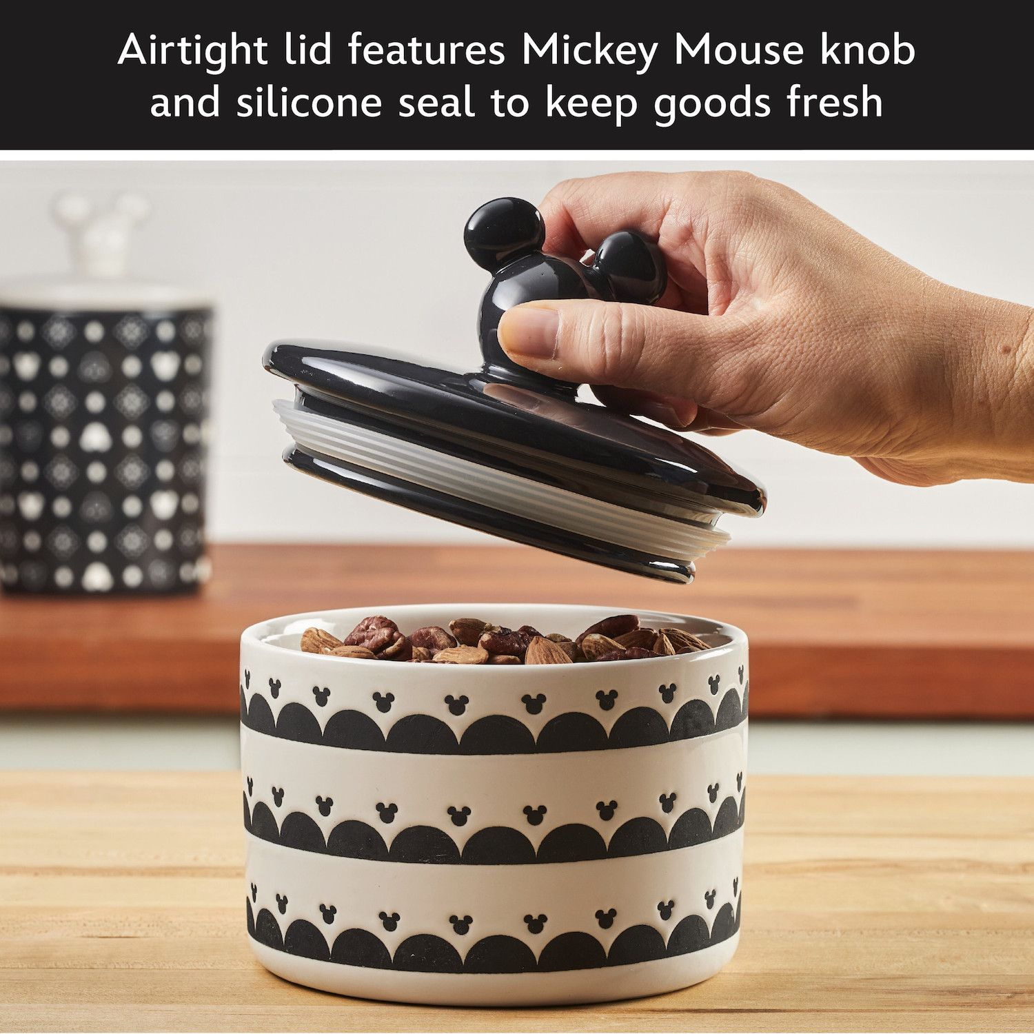 Disney Home Disney's Mickey Mouse Monochrome Medium Ceramic