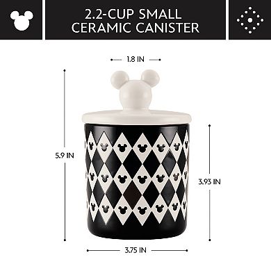 Disney Home Disney's Mickey Mouse Monochrome Small Ceramic Canister