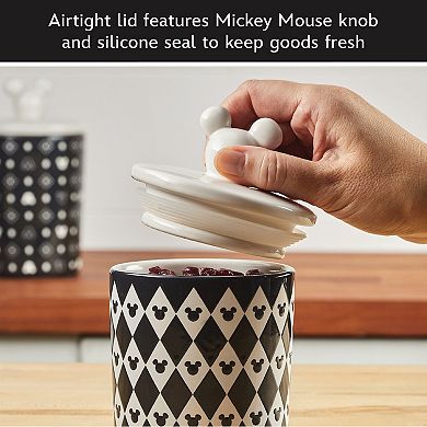 Disney Home Disney's Mickey Mouse Monochrome Small Ceramic Canister