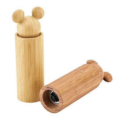 Disney Home Disney's Mickey Mouse Monochrome Bamboo Salt and Pepper Grinders