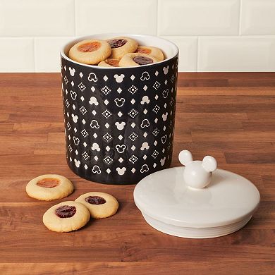 Disney Home Disney's Mickey Mouse Monochrome Extra Large Ceramic Canister with Lid