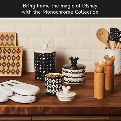 Disney Home Disney's Mickey Mouse Monochrome 3-pc. Ceramic Jar Set